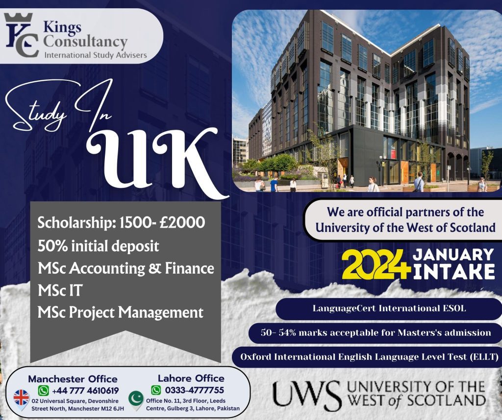 University Of the West of Scotland